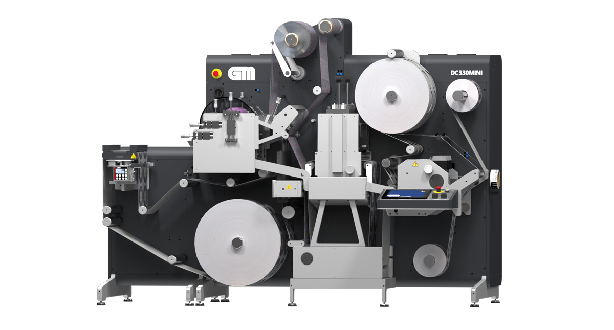 DC330Mini: una macchina compatta per la finitura di etichette
